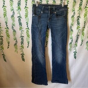 American Eagle Size 0 Short Stretch Original Boot Jeans A5